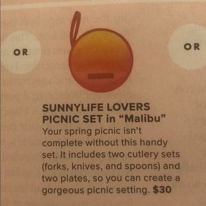 sunnylife Other - Sunnylife lovers pinic set Malibu sunnylife Other - Sunnylife lovers pinic set Malibu